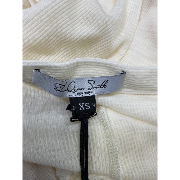 Laquan Smith White Center Waist Tie Pencil Skirt Size XS - NWT - Picture 4 of 5